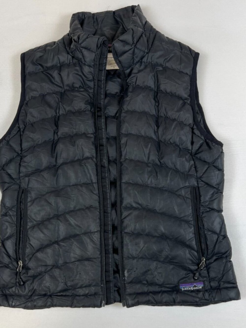Patagonia Women S Black Down Sweater Puffer Vest 800 Fill Quilted Winter Layer
